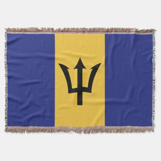 Vlag van Barbados Deken (Voorkant)