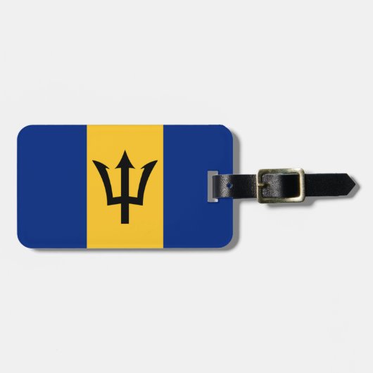 Vlag van Barbados Easy ID Personal Bagagelabel (Voorkant horizontaal)