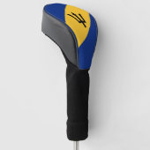 Vlag van Barbados Golfheadcover (Schuin)
