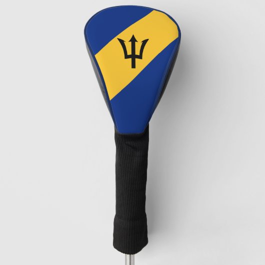Vlag van Barbados Golfheadcover (Voorkant)