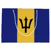 Vlag van Barbados Groot Cadeauzakje (Achterkant)