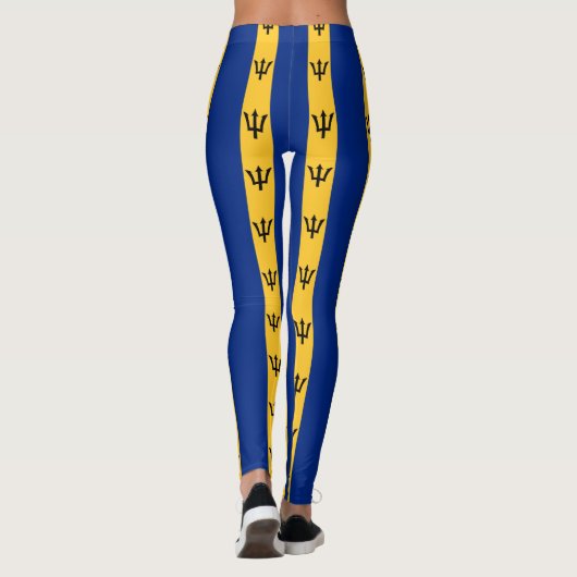 Vlag van Barbados Leggings (Achterkant)