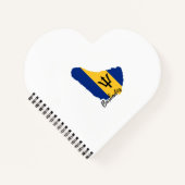 vlag van Barbados Notitieboek (Voorkant)