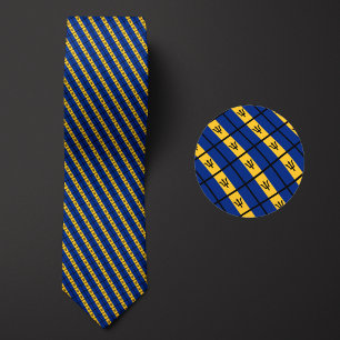 Vlag van Barbados Patroon Stropdas