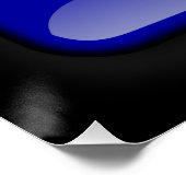 Vlag van Barbados Poster (Hoek)