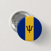 Vlag van Barbados Ronde Button 3,2 Cm (Voorkant /achterkant)