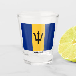 Vlag van Barbados Shot Glas