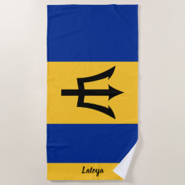 Vlag van Barbados Strandlaken