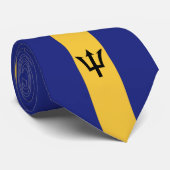 Vlag van Barbados Stropdas (Opgerold)