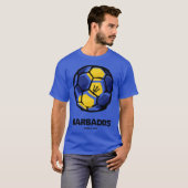 Vlag van Barbados T-shirt (Voorkant volledig)
