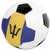 Vlag van Barbados Voetbal (Drie kwart)