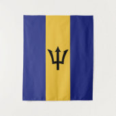 Vlag van Barbados Wandkleed (Voorkant)