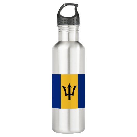 Vlag van Barbados Waterfles (Voorkant)