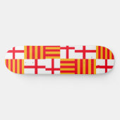 Vlag van Barcelona Persoonlijk Skateboard (Horizontaal)