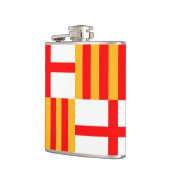 vlag van barcelona spanje heupfles (Links)