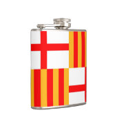 vlag van barcelona spanje heupfles (Rechts)