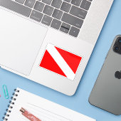 Vlag van Barotseland, de Republiek Zuid-Afrika Sticker (Laptop met iPhone)