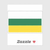 Vlag van Barranquitas, Puerto Rico Sticker (Vel)