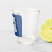 Vlag van Basilicata (Italië) Shot Glas (Rechts)