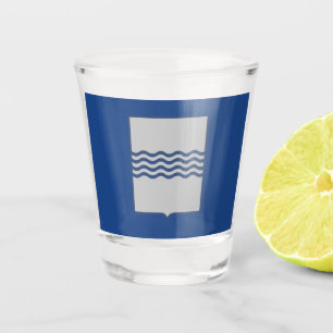 Vlag van Basilicata (Italië) Shot Glas