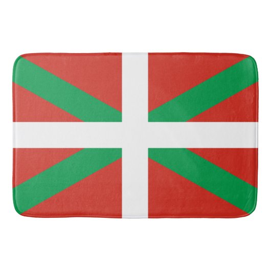 Vlag van Baskenland Badmat (Voorkant)