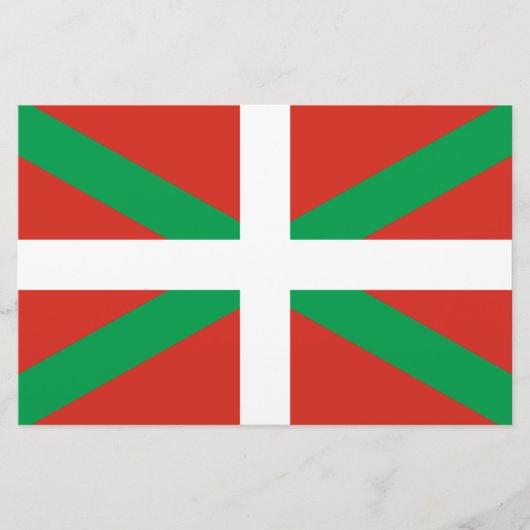 Vlag van Baskenland Briefpapier (Voorkant)