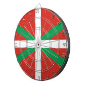 Vlag van Baskenland Dartbord (Voorkant Rechts)