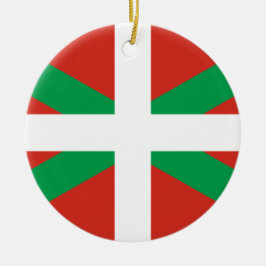Vlag van Baskenland Keramisch Ornament