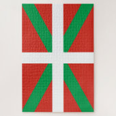 Vlag van Baskenland Legpuzzel (Verticaal)