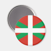 Vlag van Baskenland Magneet (Voorkant / Achterkant)