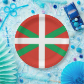 Vlag van Baskenland Papieren Bordje (Feest)