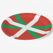 Vlag van Baskenland Papieren Bordje (Gekanteld)