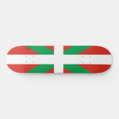 Vlag van Baskenland Persoonlijk Skateboard (Horizontaal)