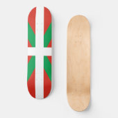Vlag van Baskenland Persoonlijk Skateboard (Voorkant)