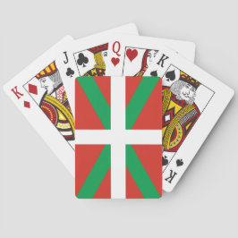 Vlag van Baskenland Pokerkaarten