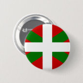 Vlag van Baskenland Ronde Button 5,7 Cm (Voorkant /achterkant)