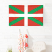 Vlag van Baskenland Spandoek (Insitu)