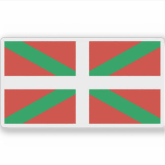 Vlag van Baskenland Sticker