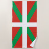 Vlag van Baskenland Strandlaken (Voorkant)