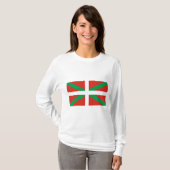 Vlag van Baskenland T-shirt (Voorkant volledig)