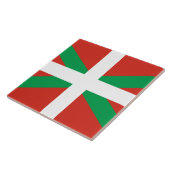 Vlag van Baskenland Tegeltje (Zijkant)