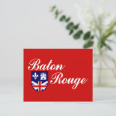 Vlag van Baton Rouge, Briefkaart Louisiana (Staand voorkant)