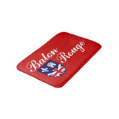 Vlag van Baton Rouge, Louisiana Bathroom Mat (Gekanteld)