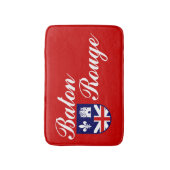 Vlag van Baton Rouge, Louisiana Bathroom Mat (Voorkant Verticaal)