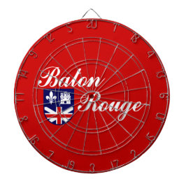 Vlag van Baton Rouge (Louisiana) Dartbord