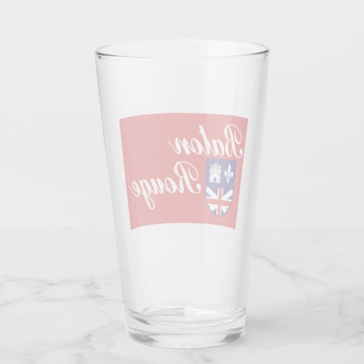 Vlag van Baton Rouge (Louisiana) Glas (Achterkant)