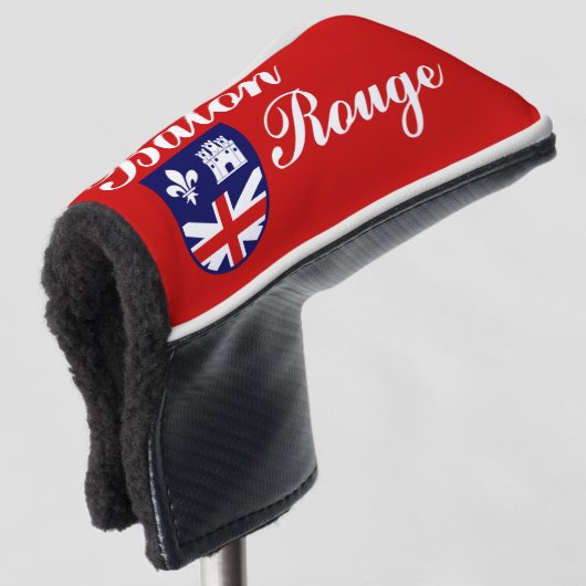 Vlag van Baton Rouge, Louisiana Golf Head Hoesje Golfheadcover (3/4 voorkant)