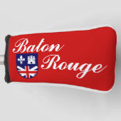Vlag van Baton Rouge, Louisiana Golf Head Hoesje Golfheadcover (Voorkant)