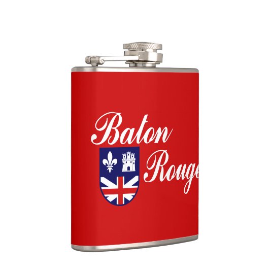 Vlag van Baton Rouge, Louisiana Hip Flask Heupfles (Rechts)