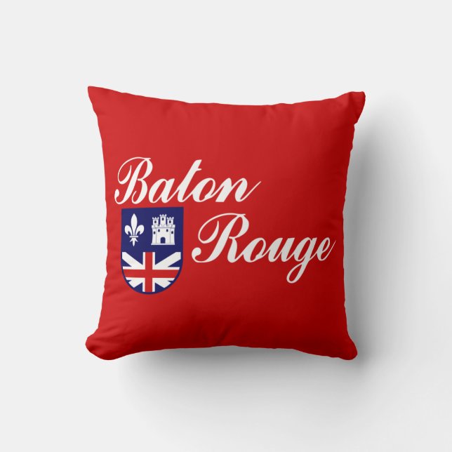 Vlag van Baton Rouge (Louisiana) Kussen (Voorkant)